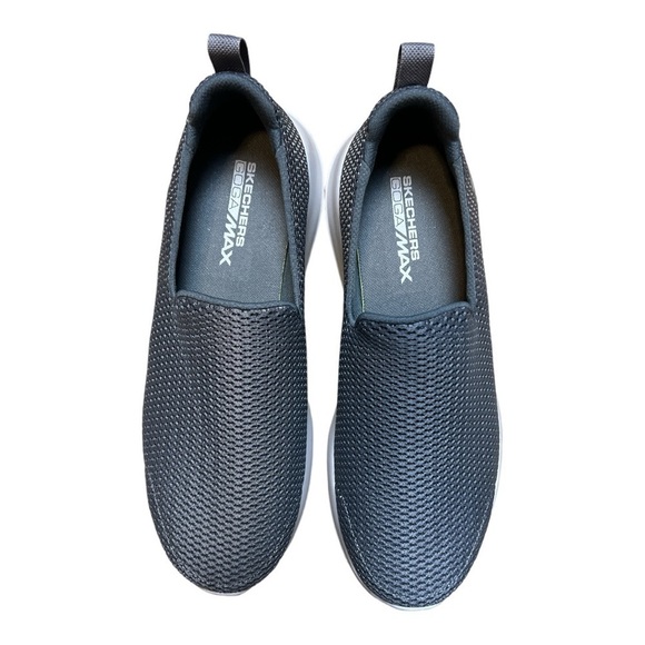 Skechers Other - Men’s Skechers Go Walk Max Air Mesh Slip on Shoes Charcoal Size 9